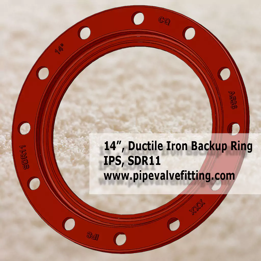 14″ IPS Ductile Iron Backup Ring SDR11