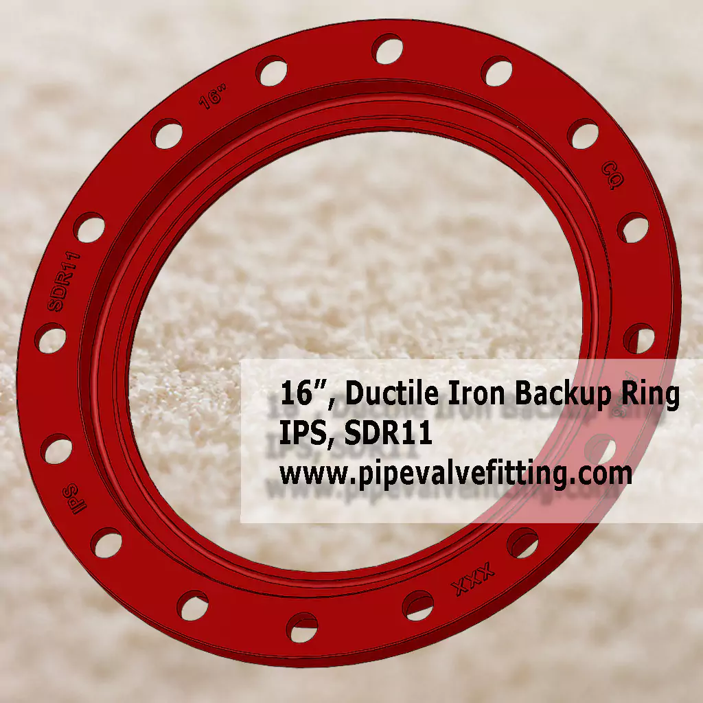 16″ IPS Ductile Iron Backup Ring SDR11