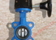 Wafer type Cast Iron Butterfly Valve, Worm Gearbox Operation.