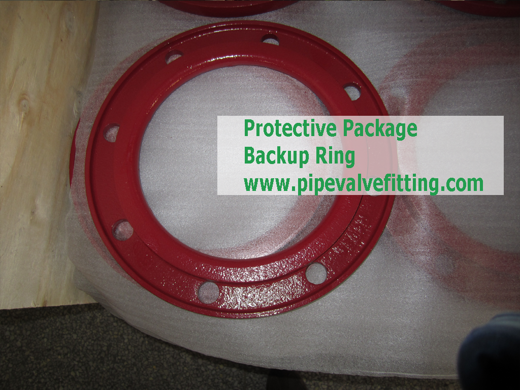 Protective Packing for ductile iron backup ring