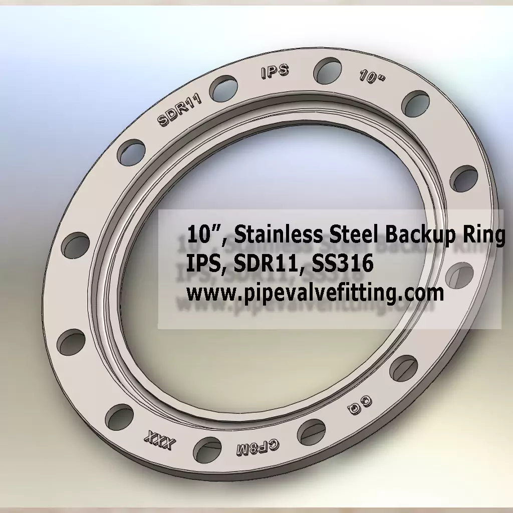10″ IPS Stainless Steel Backup Ring SDR11