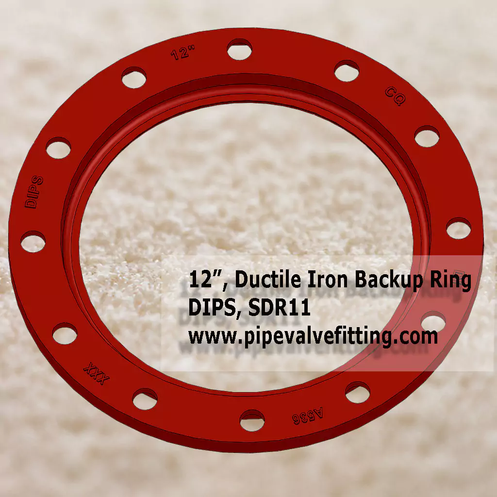 12″ DIPS Ductile Iron Backup Ring