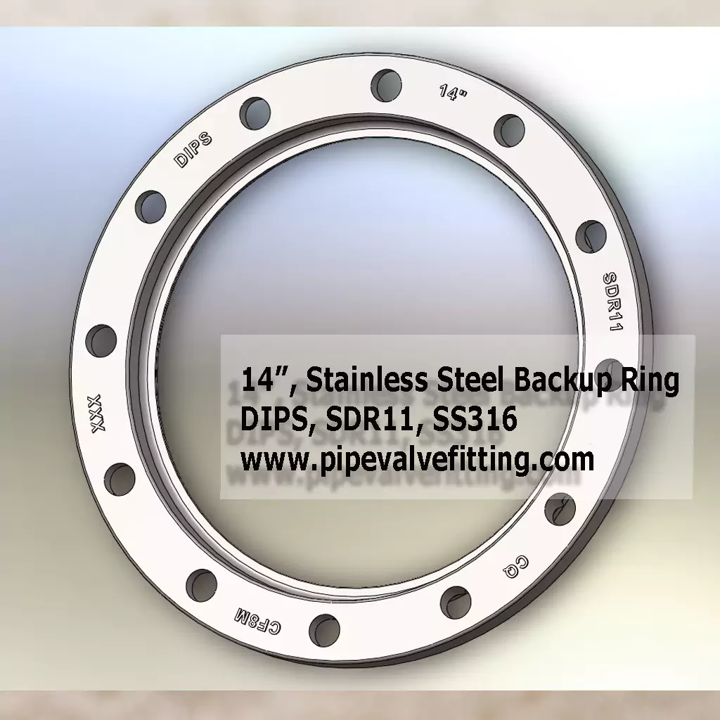 14″ DIPS Stainless Steel Backup Ring