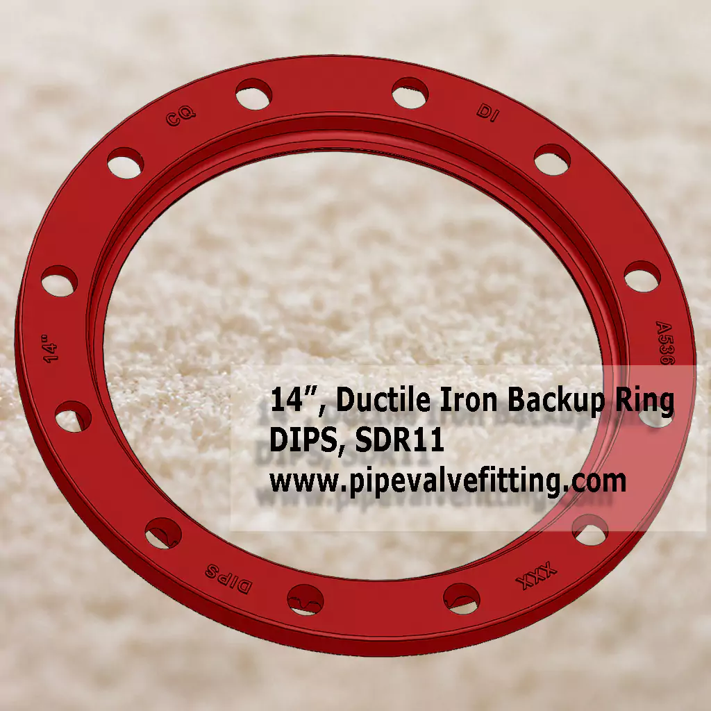 14″ DIPS Ductile Iron Backup Ring