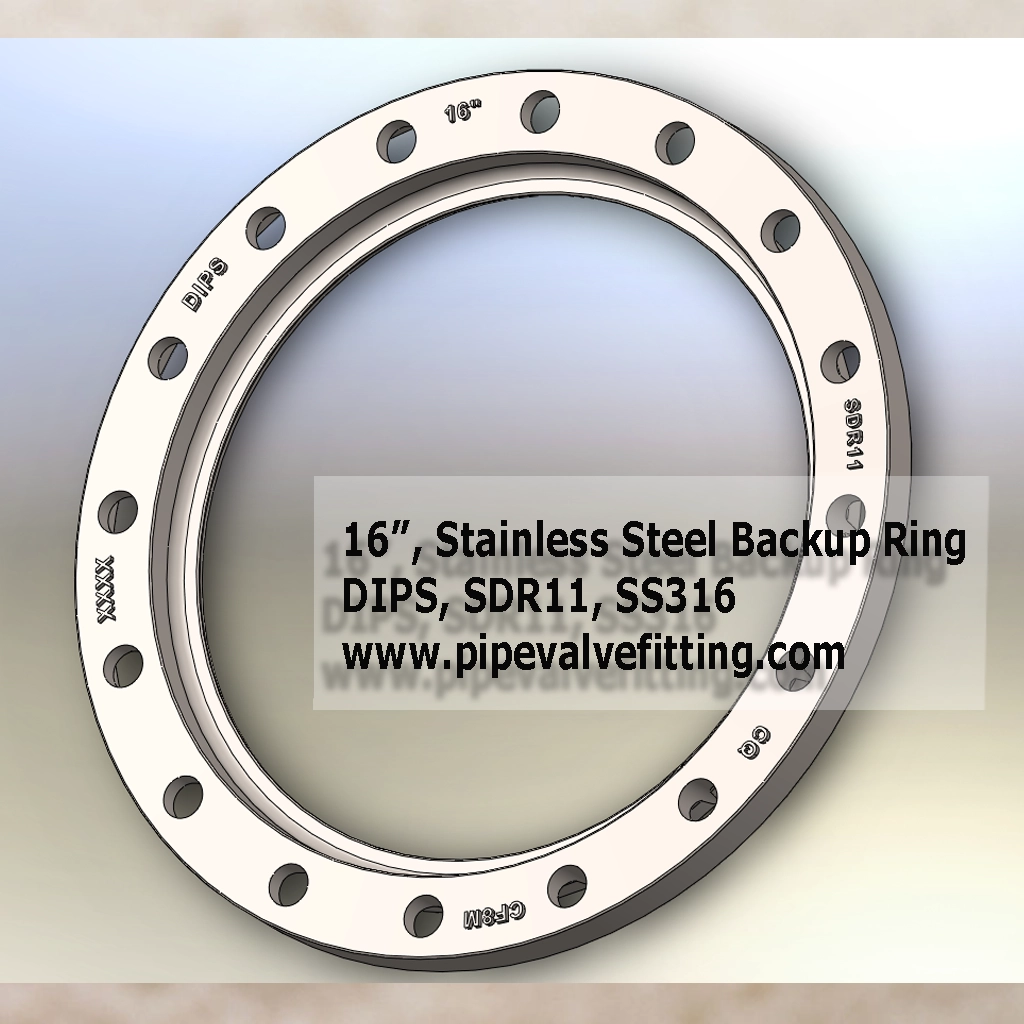 16″ DIPS Stainless Steel Backup Ring