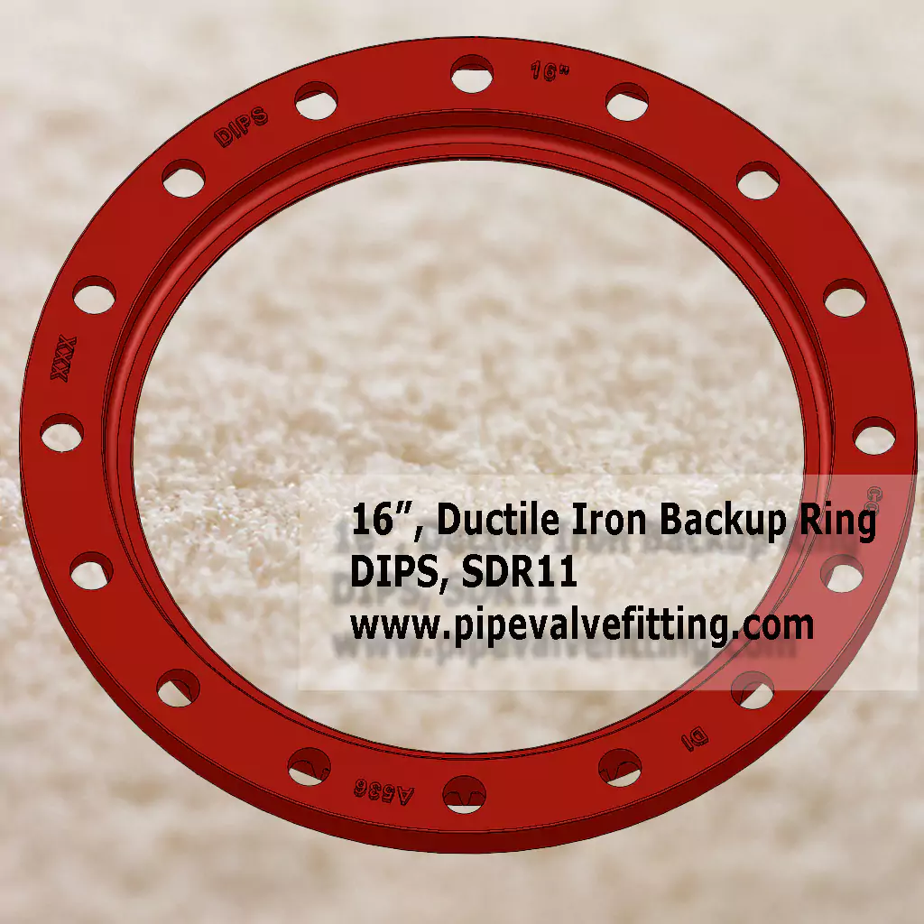 16″ DIPS Ductile Iron Backup Ring