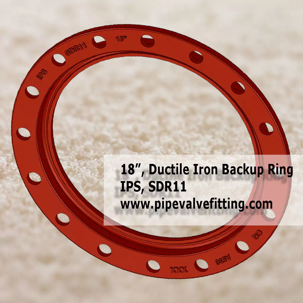 18″ IPS Ductile Iron Backup Ring SDR11