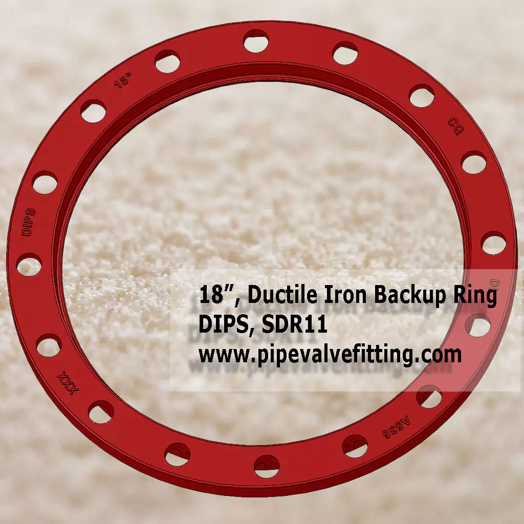 18″ DIPS Ductile Iron Backup Ring