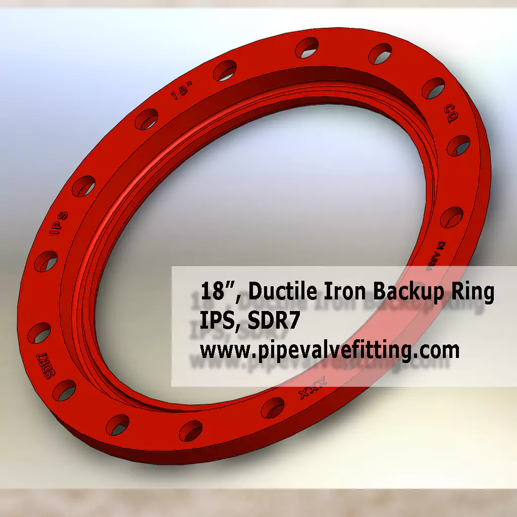 18″ IPS Ductile Iron Backup Ring SDR7