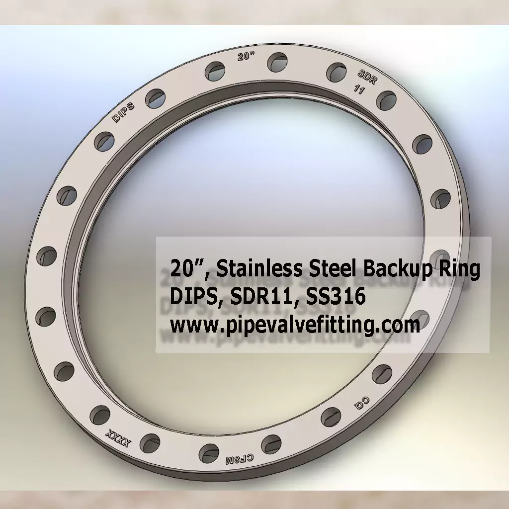 20″ DIPS Stainless Steel Backup Ring