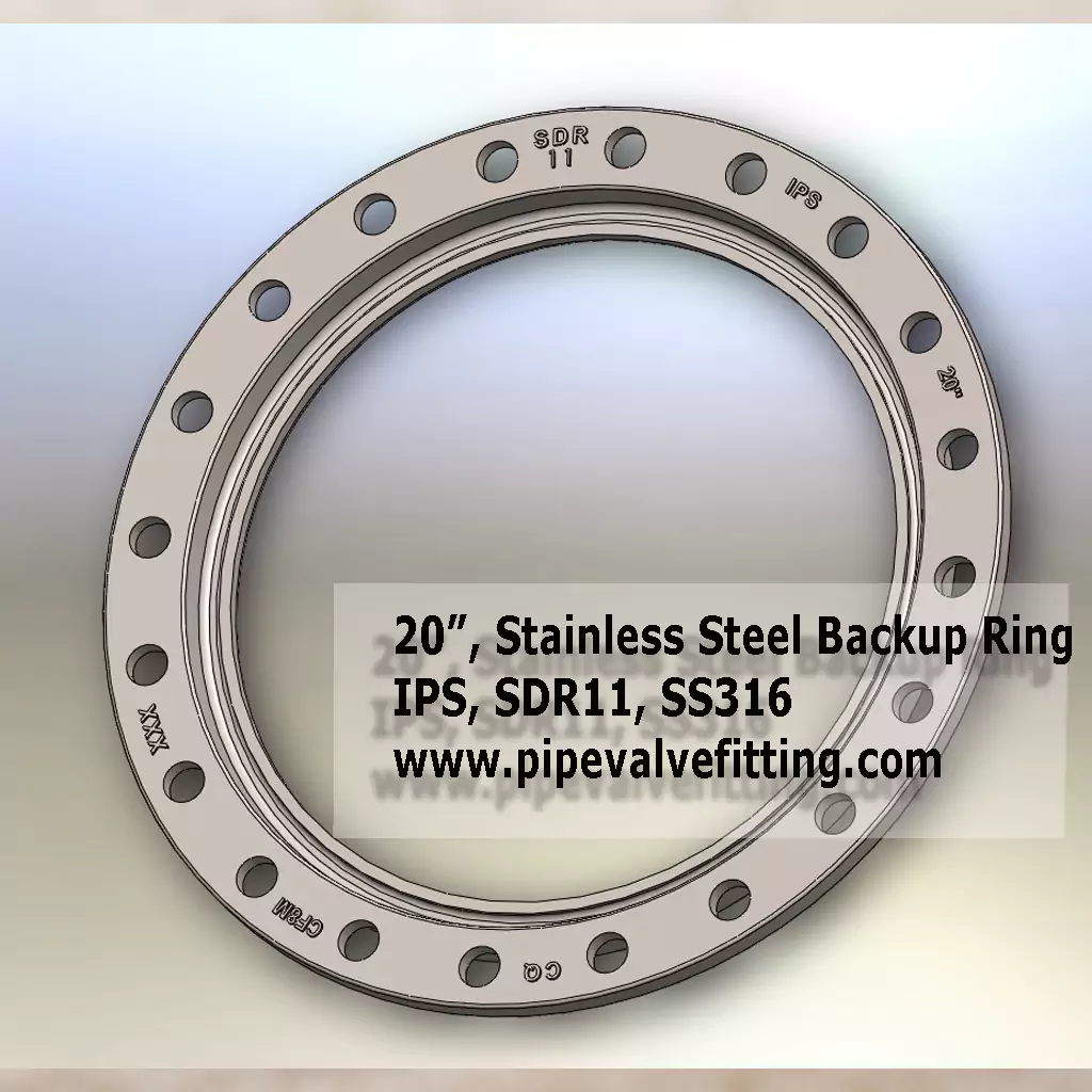 20″ IPS Stainless Steel Backup Ring SDR11