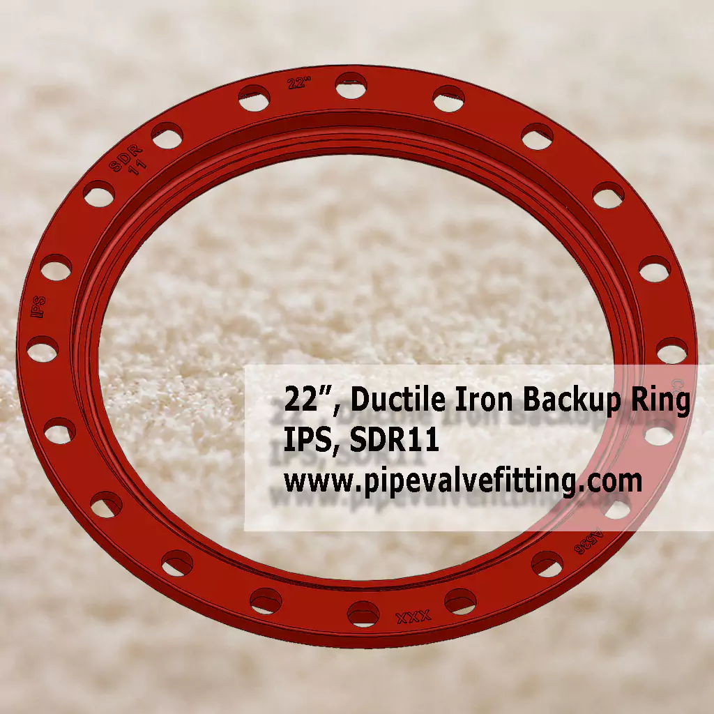 22″ IPS Ductile Iron Backup Ring SDR11
