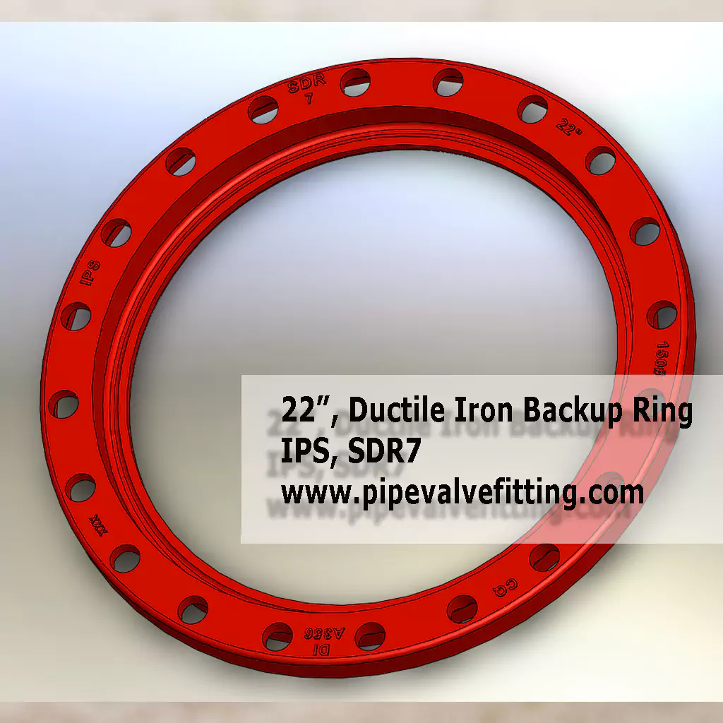 22″ IPS Ductile Iron Backup Ring SDR7