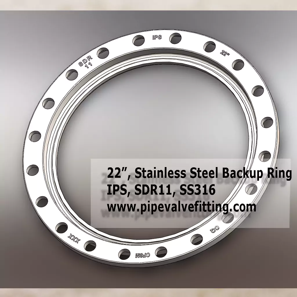 22″ IPS Stainless Steel Backup Ring SDR11