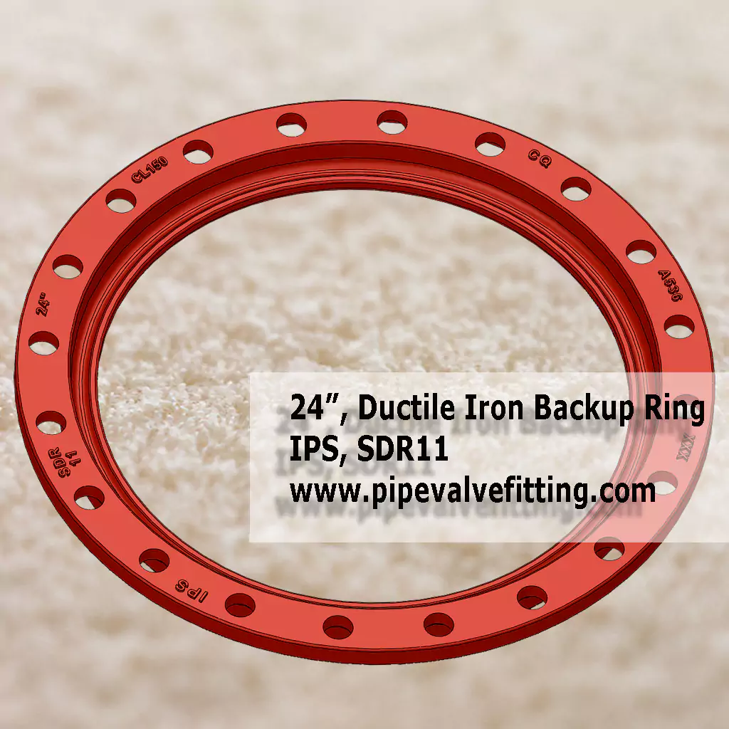 24″ IPS Ductile Iron Backup Ring SDR11