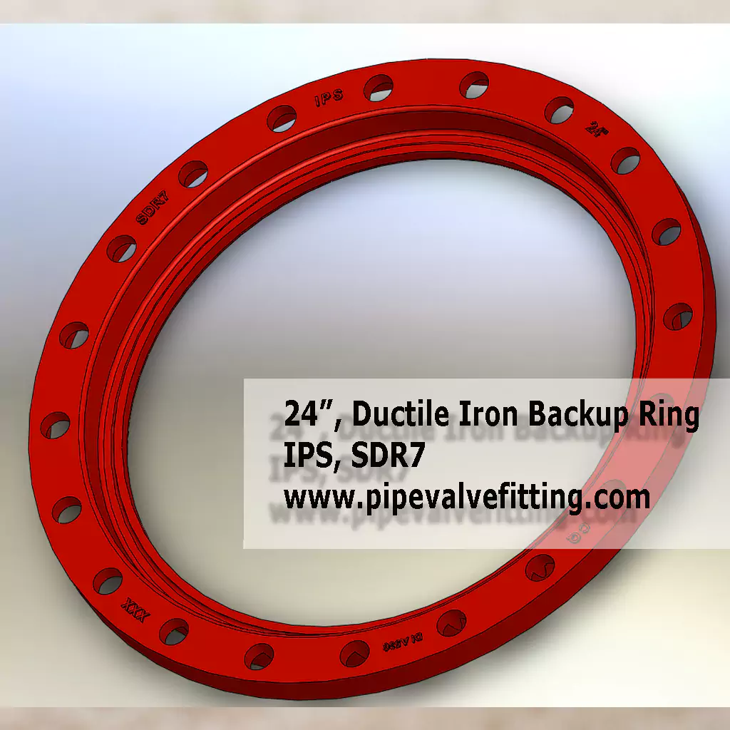 24″ IPS Ductile Iron Backup Ring SDR7