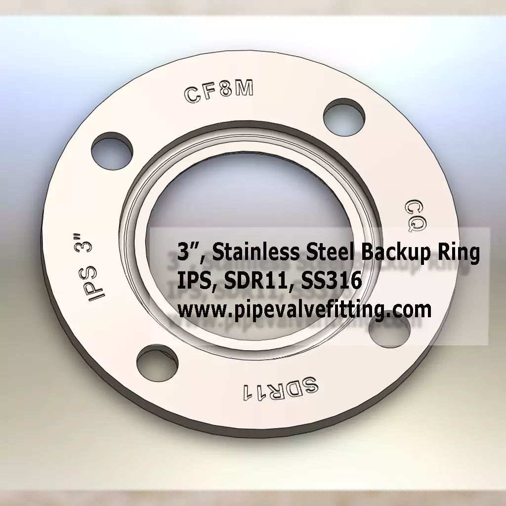 3″ IPS Stainless Steel Backup Ring SDR11