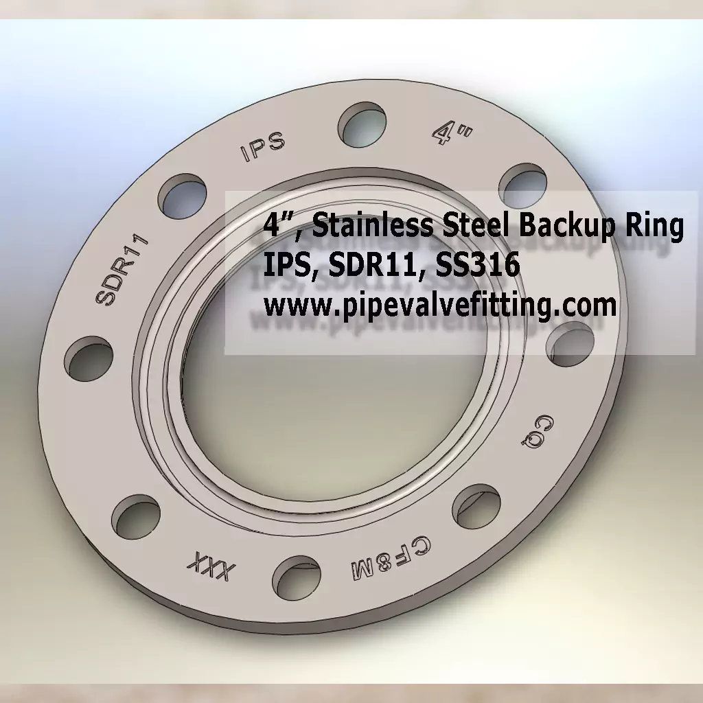 4″ IPS Stainless Steel Backup Ring SDR11