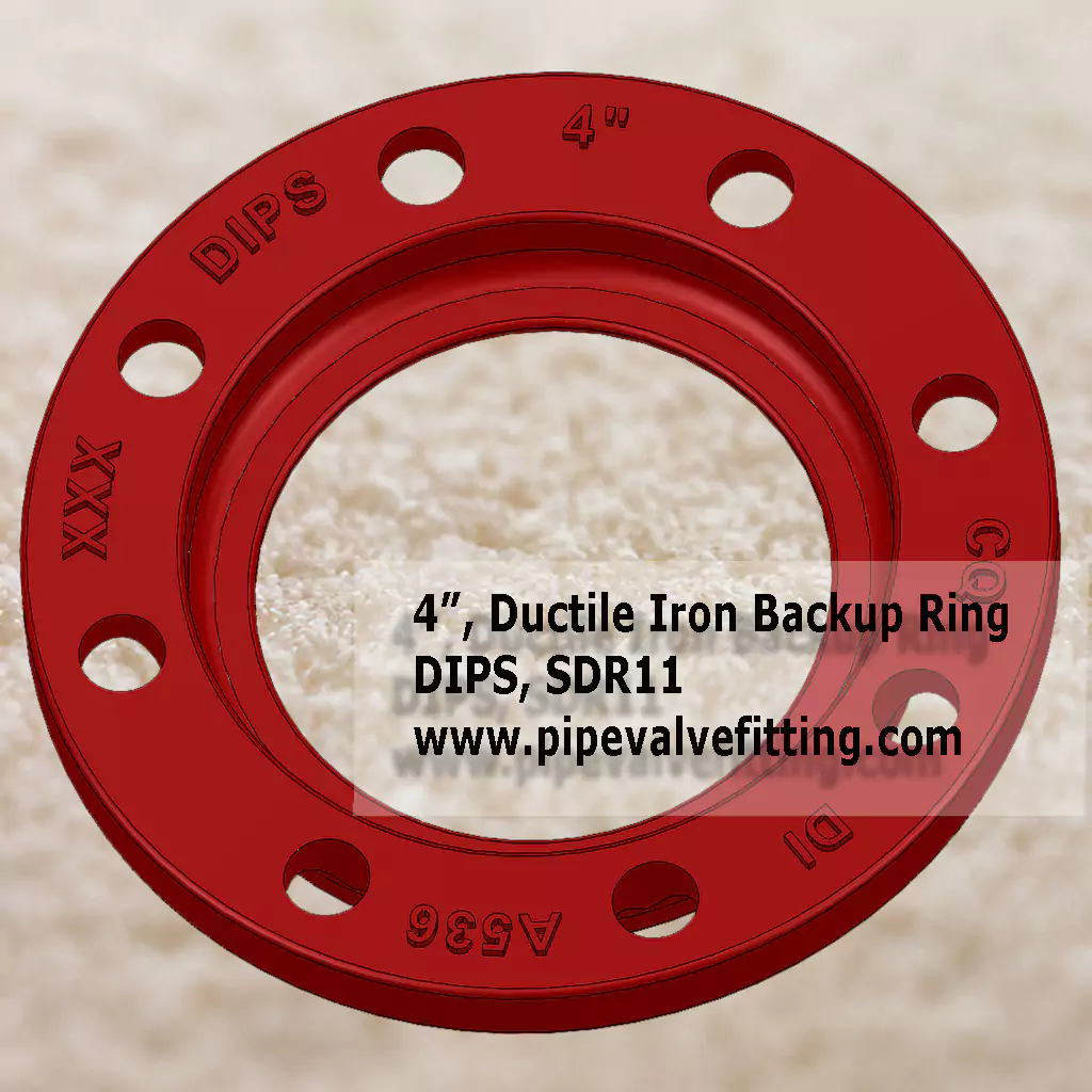 4″ DIPS Ductile Iron Backup Ring