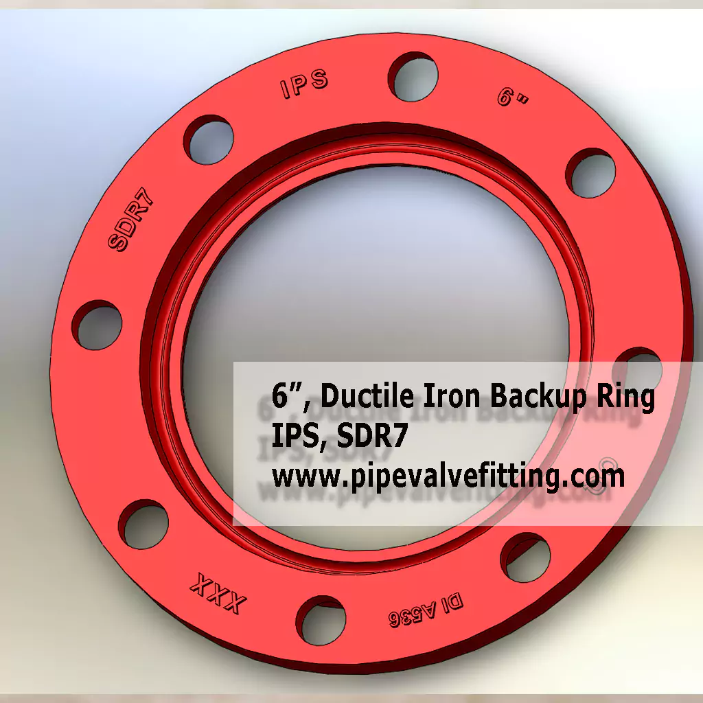6″ IPS Ductile Iron Backup Ring SDR7