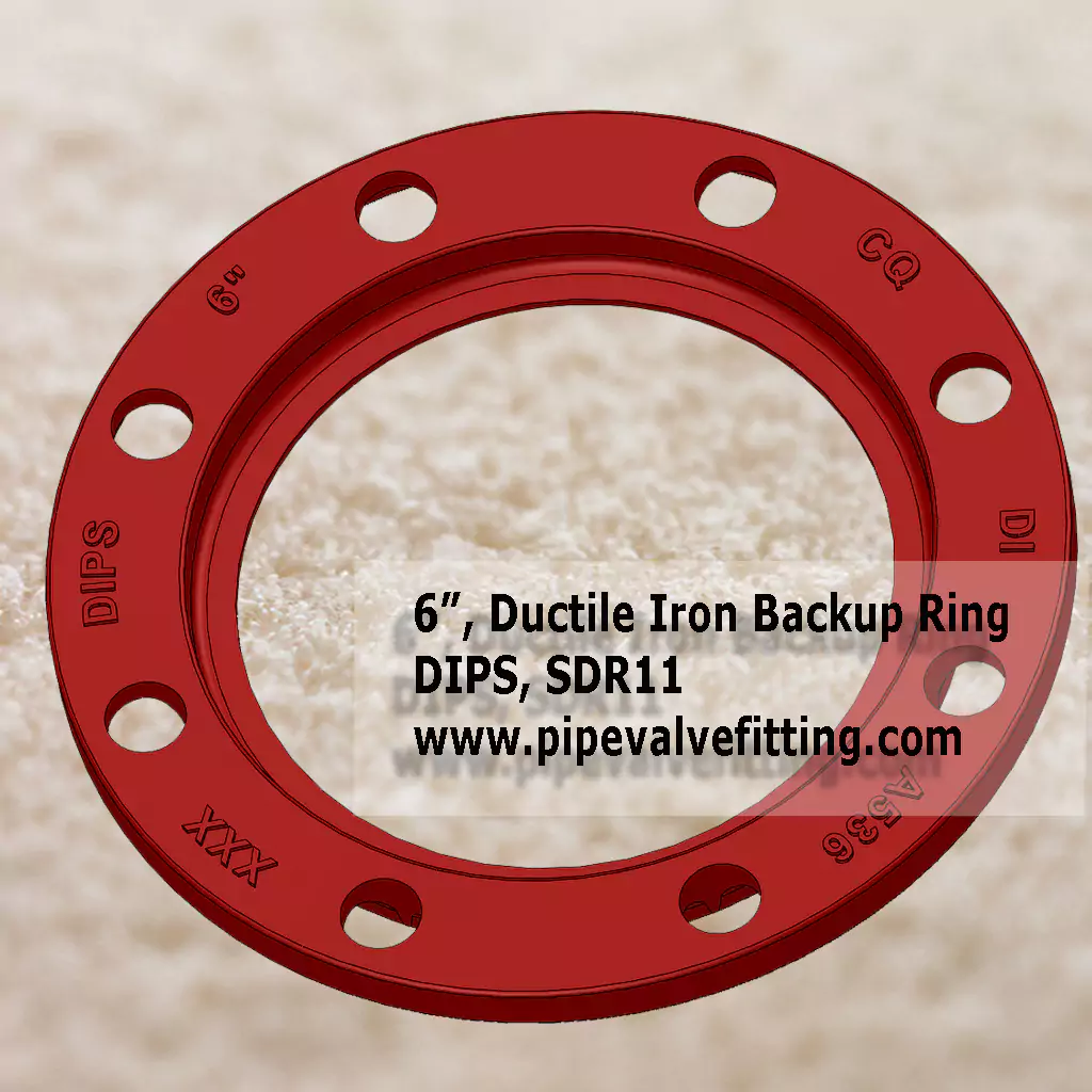 6″ DIPS Ductile Iron Backup Ring