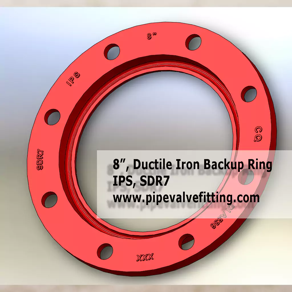 8″ IPS Ductile Iron Backup Ring SDR7
