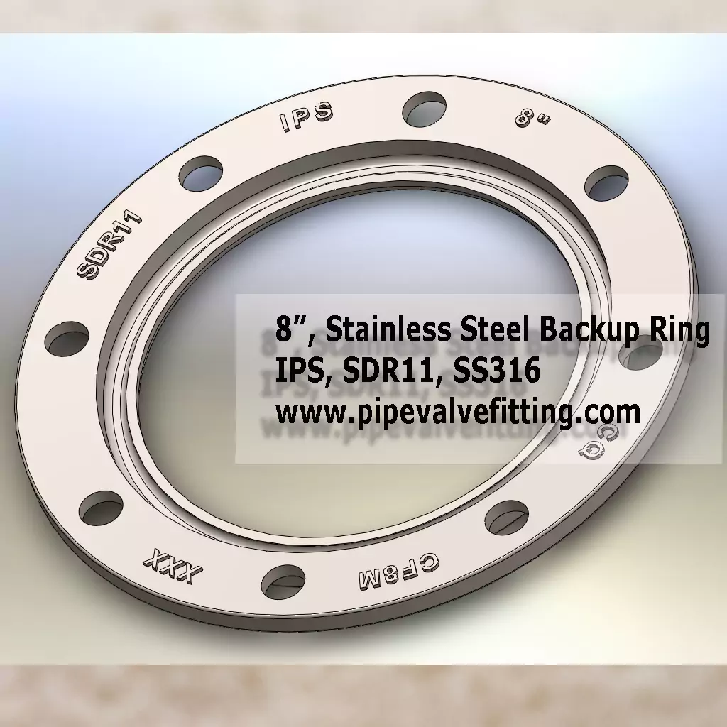 8″ IPS Stainless Steel Backup Ring SDR11