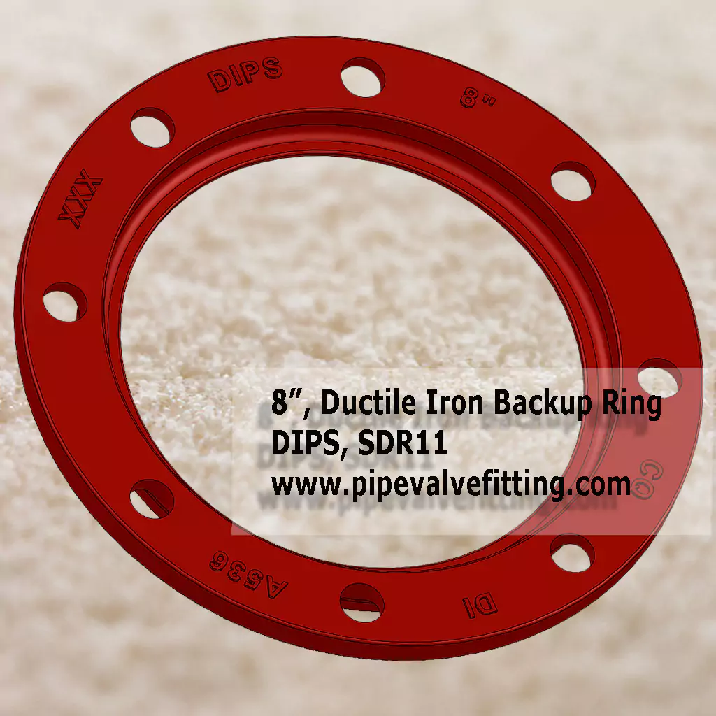 8″ DIPS Ductile Iron Backup Ring