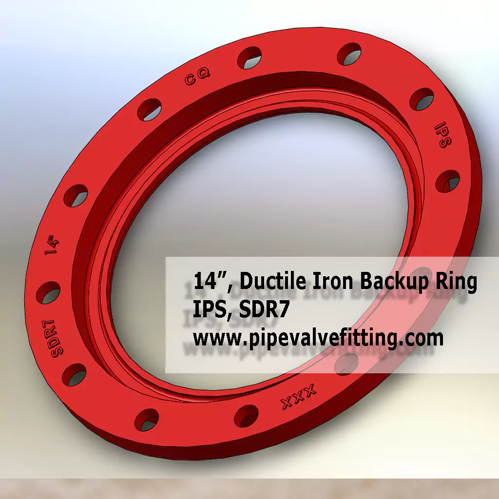 14″ IPS Ductile Iron Backup Ring SDR7